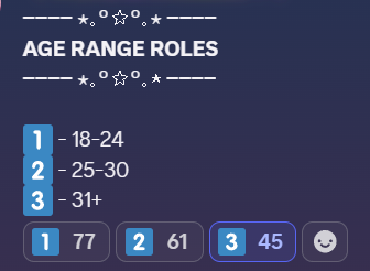 Meow Bot reaction role menu in Discord
